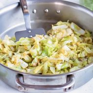 Simple Sautéed Cabbage With Onions - Evolving Table