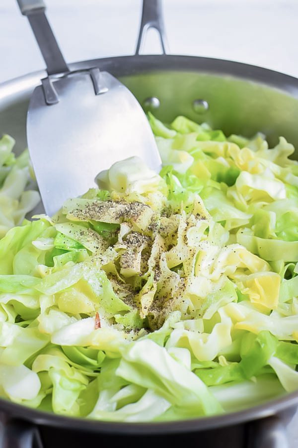 Simple Sautéed Cabbage With Onions - Evolving Table