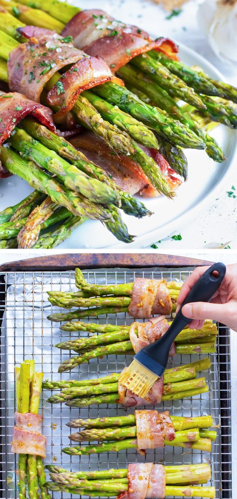 Bacon-Wrapped Asparagus Recipe (Oven-Baked) - Evolving Table