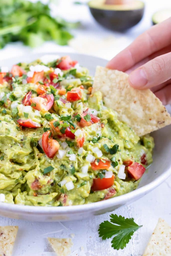 The Best Homemade Guacamole - All the Healthy Things