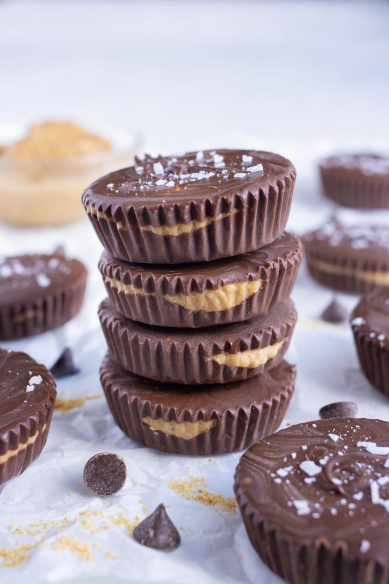 Homemade Peanut Butter Cups - Evolving Table