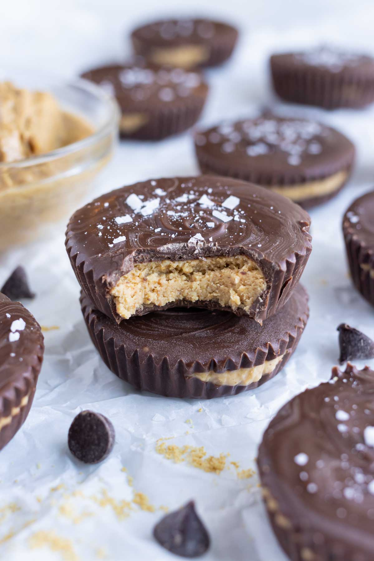 Homemade Peanut Butter Cups - Evolving Table