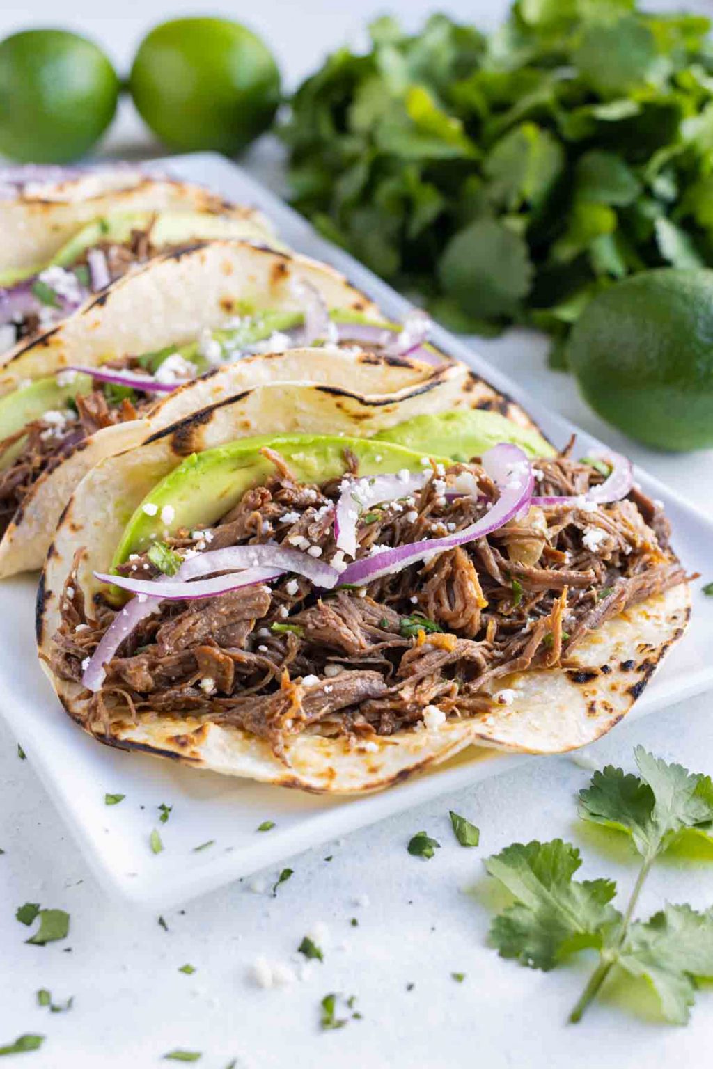 Barbacoa Tacos Recipe (Chipotle Copycat) - Evolving Table