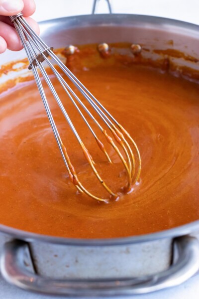 Red Enchilada Sauce Recipe - Evolving Table