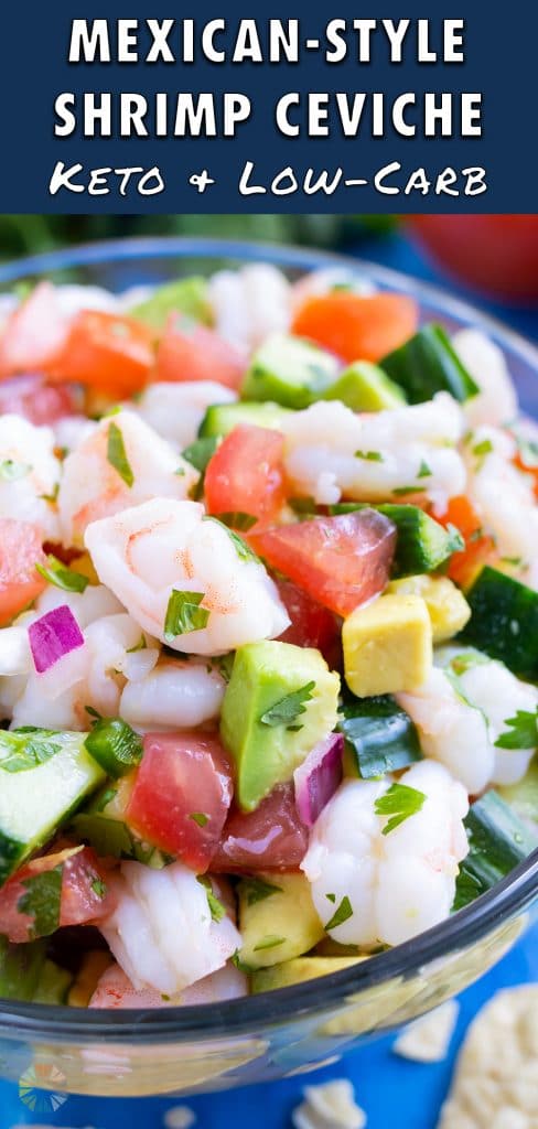 Easy Shrimp Ceviche Recipe with Avocado - Evolving Table