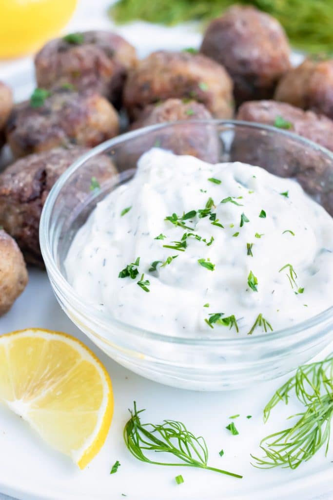 Easy Greek Tzatziki Sauce Recipe Evolving Table