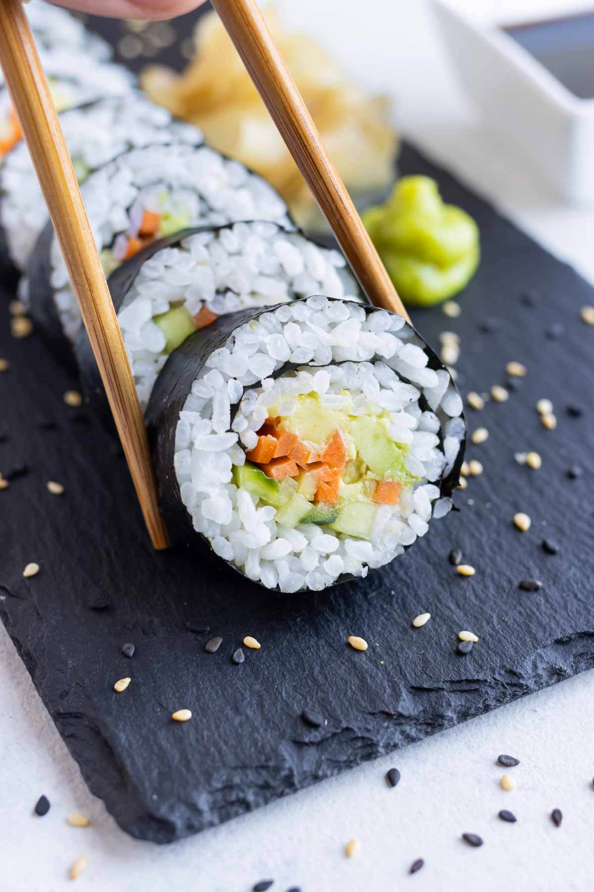Avocado Roll Recipe (with Cucumber) - Evolving Table