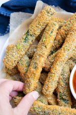 Air Fryer Zucchini Fries - Evolving Table