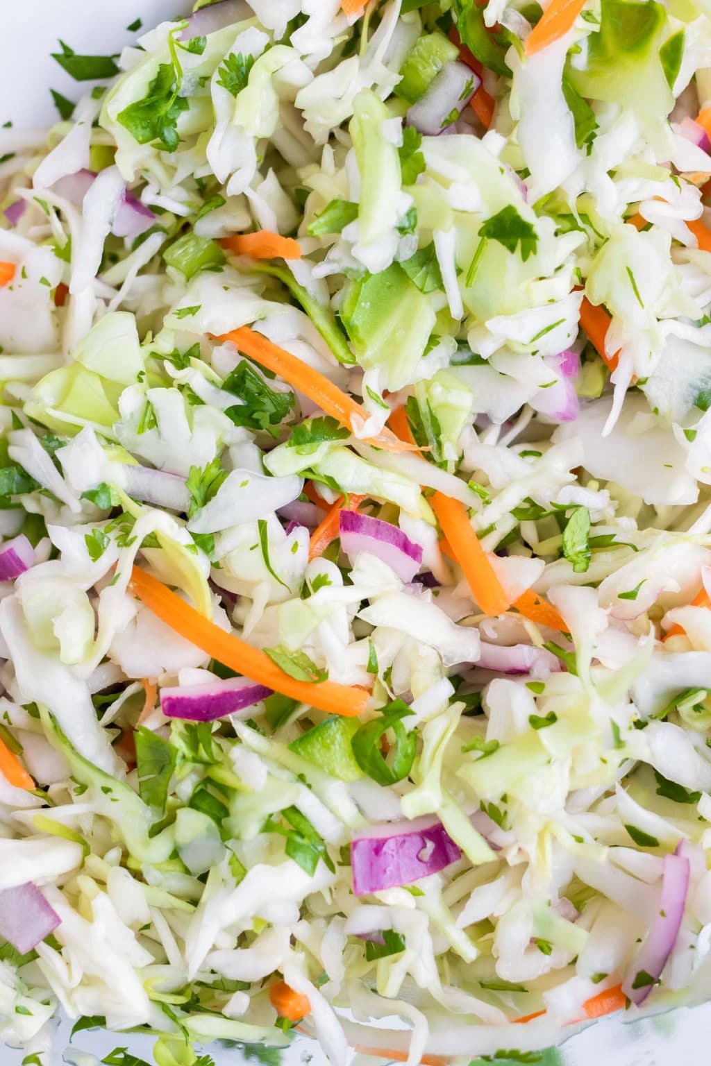 Fast 5Minute Fish Taco Slaw Recipe Evolving Table