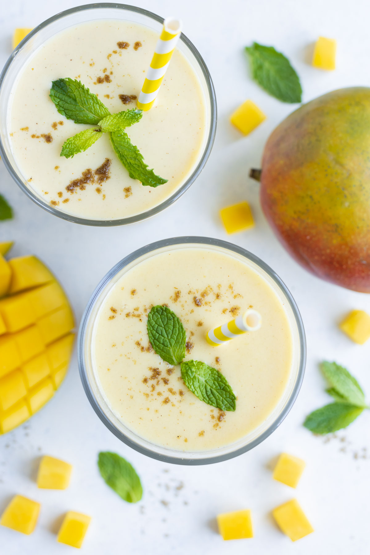 Creamy Mango Lassi Recipe - Evolving Table