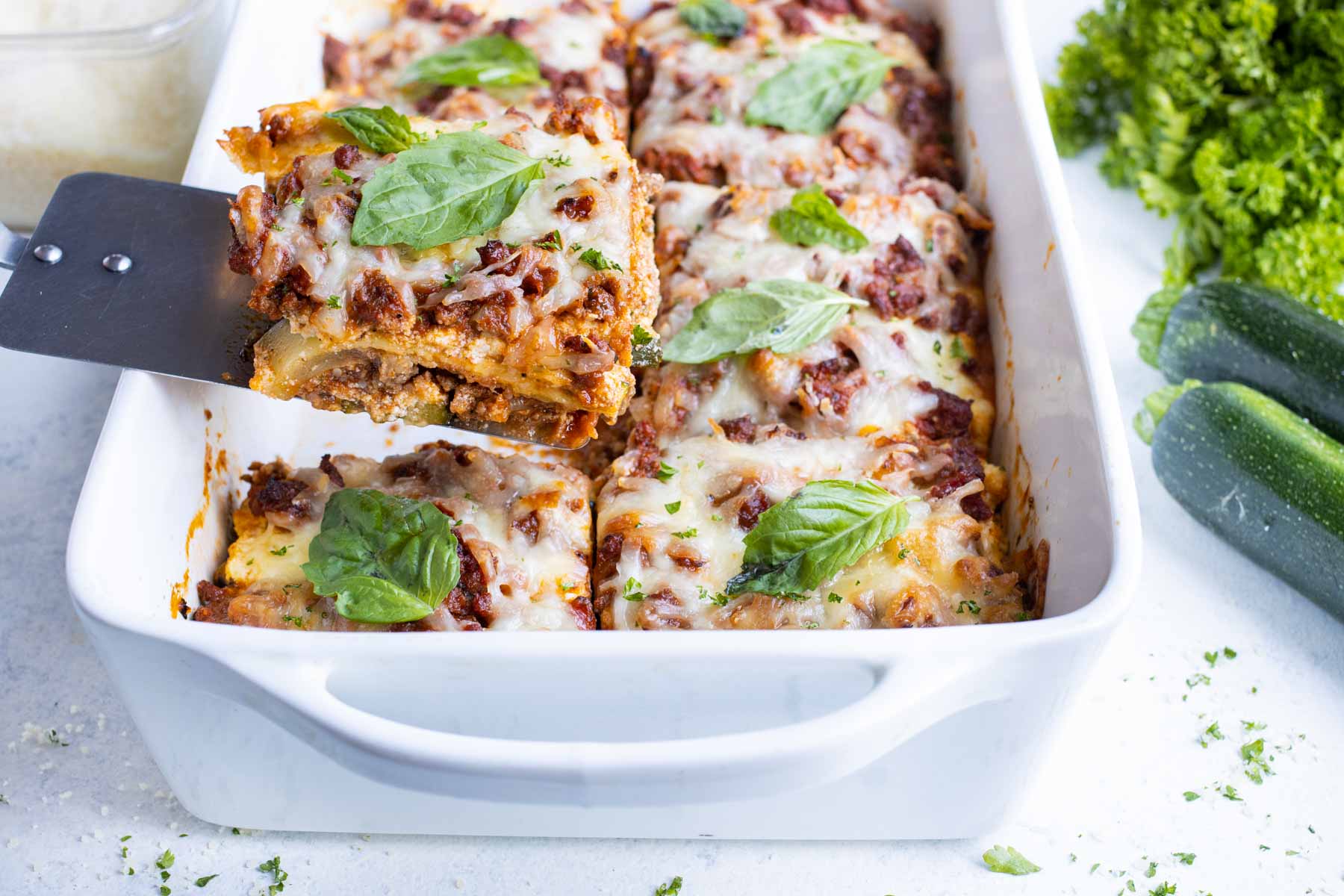 Zucchini Lasagna, Recipe