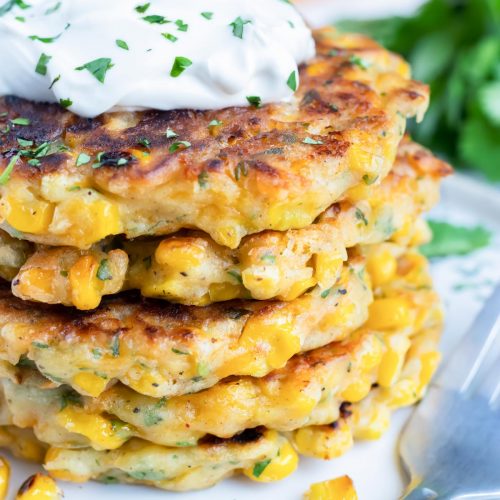 Easy Fried Corn Fritters Recipe - Evolving Table