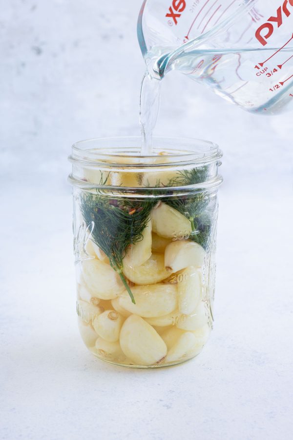 Quick Pickled Garlic Recipe Evolving Table