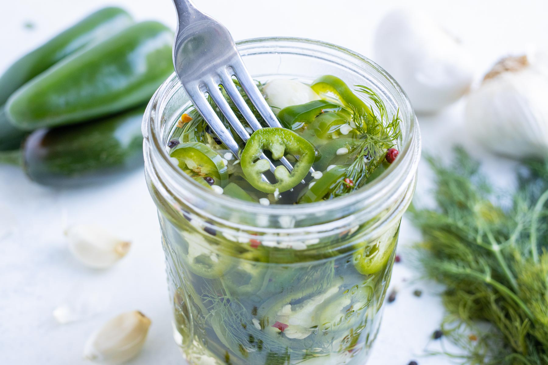 Quick Pickled Jalapeños (10 minutes prep!) - Bowl of Delicious