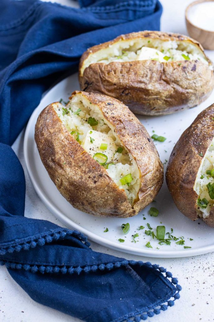 Air Fryer Baked Potato Recipe - Evolving Table