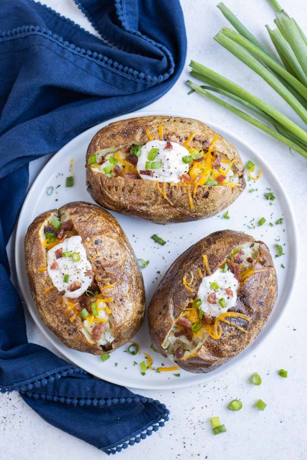 Air Fryer Baked Potato Recipe - Evolving Table