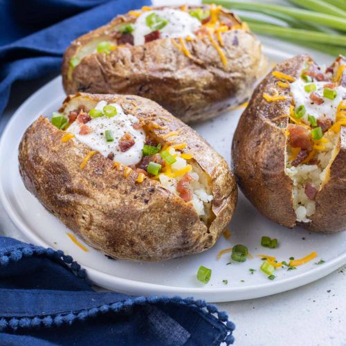 Air Fryer Baked Potato Recipe - Evolving Table