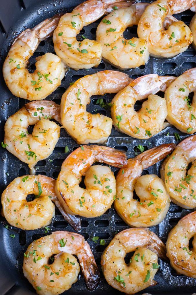 Air Fryer Shrimp Recipe (No Breading!) - Evolving Table