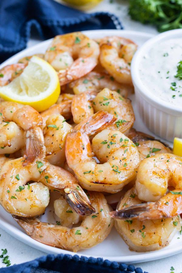 Air Fryer Shrimp Recipe (No Breading!) - Evolving Table