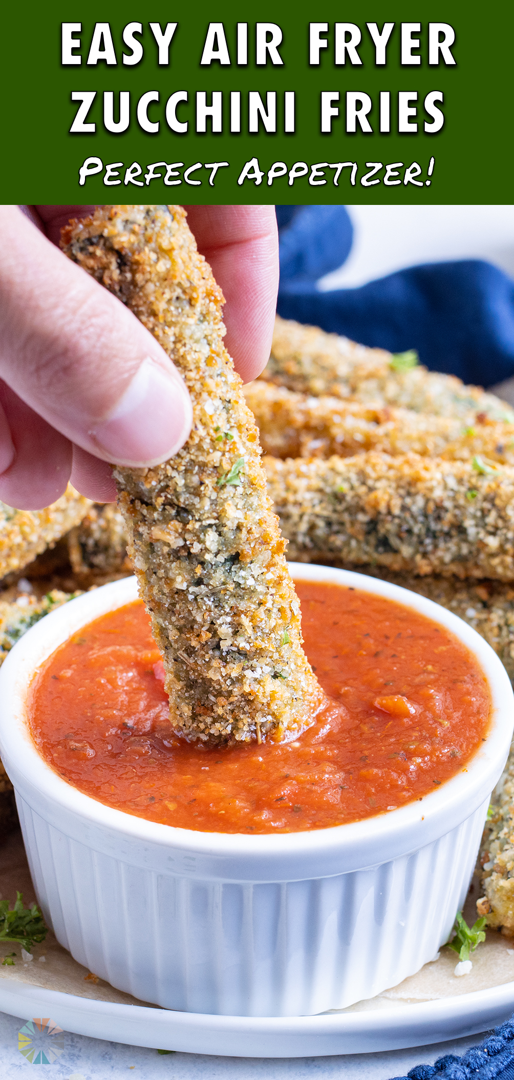 Air Fryer Zucchini Fries - Evolving Table