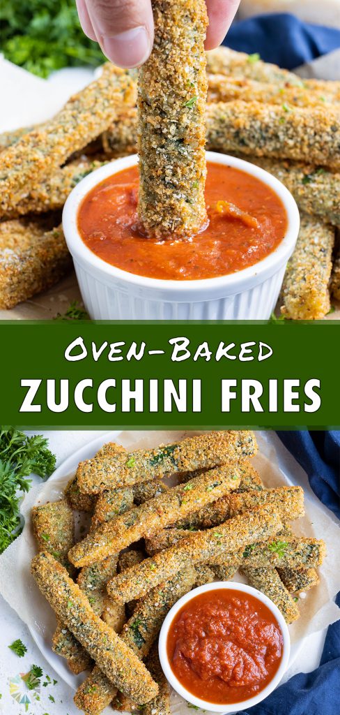 Baked Zucchini Fries Recipe - Evolving Table