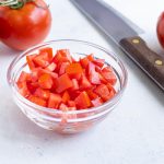 How to Dice a Tomato (No-Mess Method!) - Evolving Table