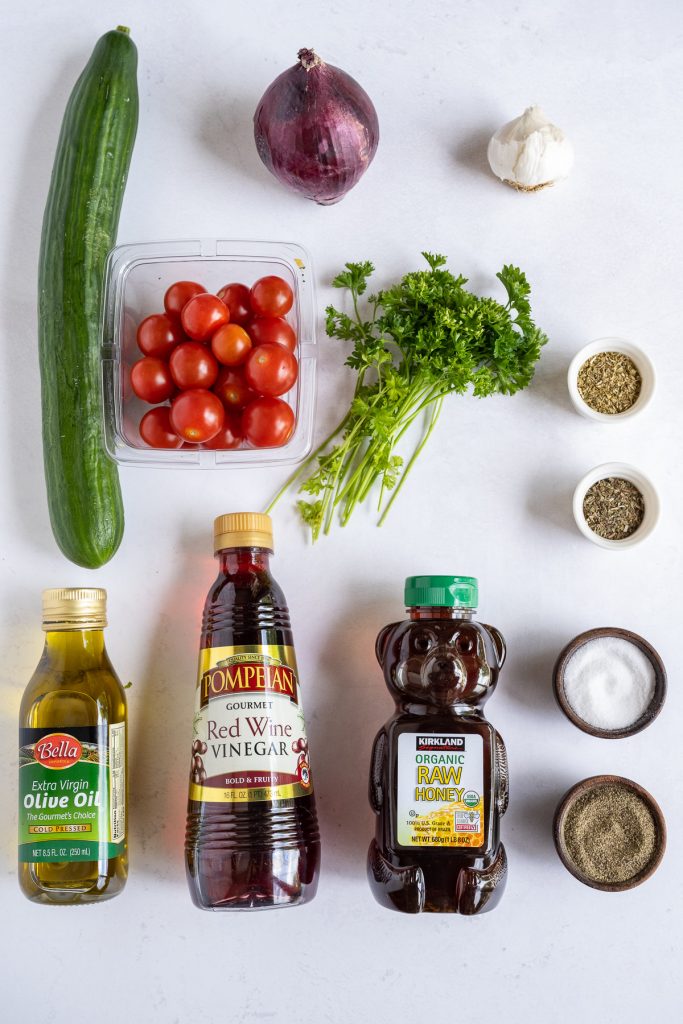 Greek Cucumber Tomato Salad Recipe - Evolving Table