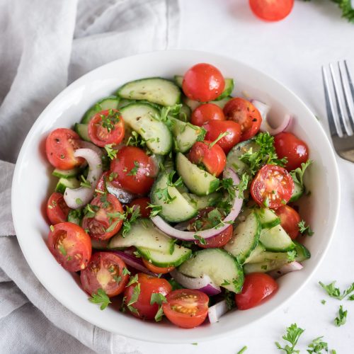 BLT Pasta Salad {Ranch Dressing} - Evolving Table