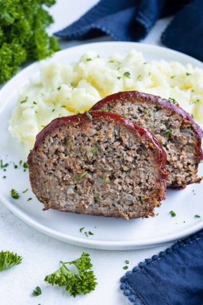 Air Fryer Meatloaf Recipe - Evolving Table