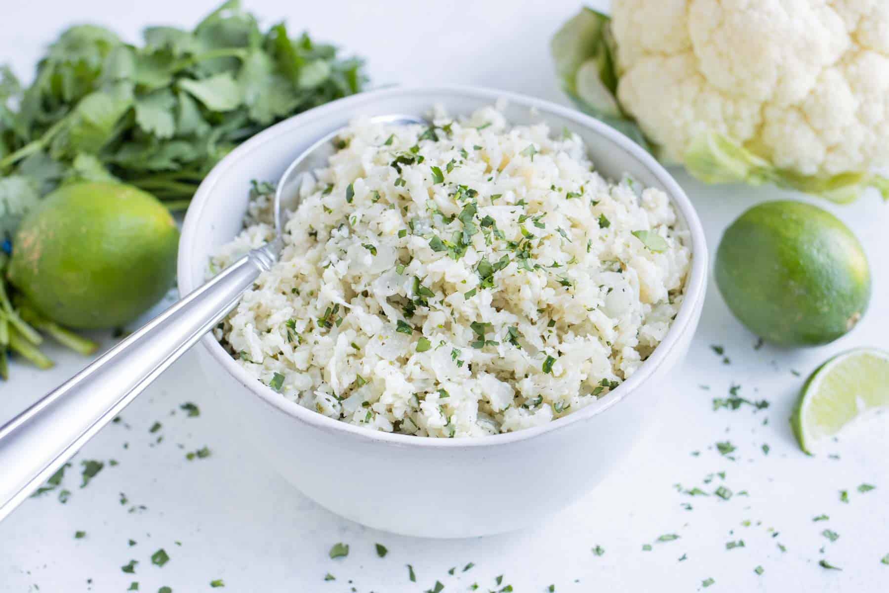 Cilantro Lime Cauliflower Fried Rice - Badia Spices