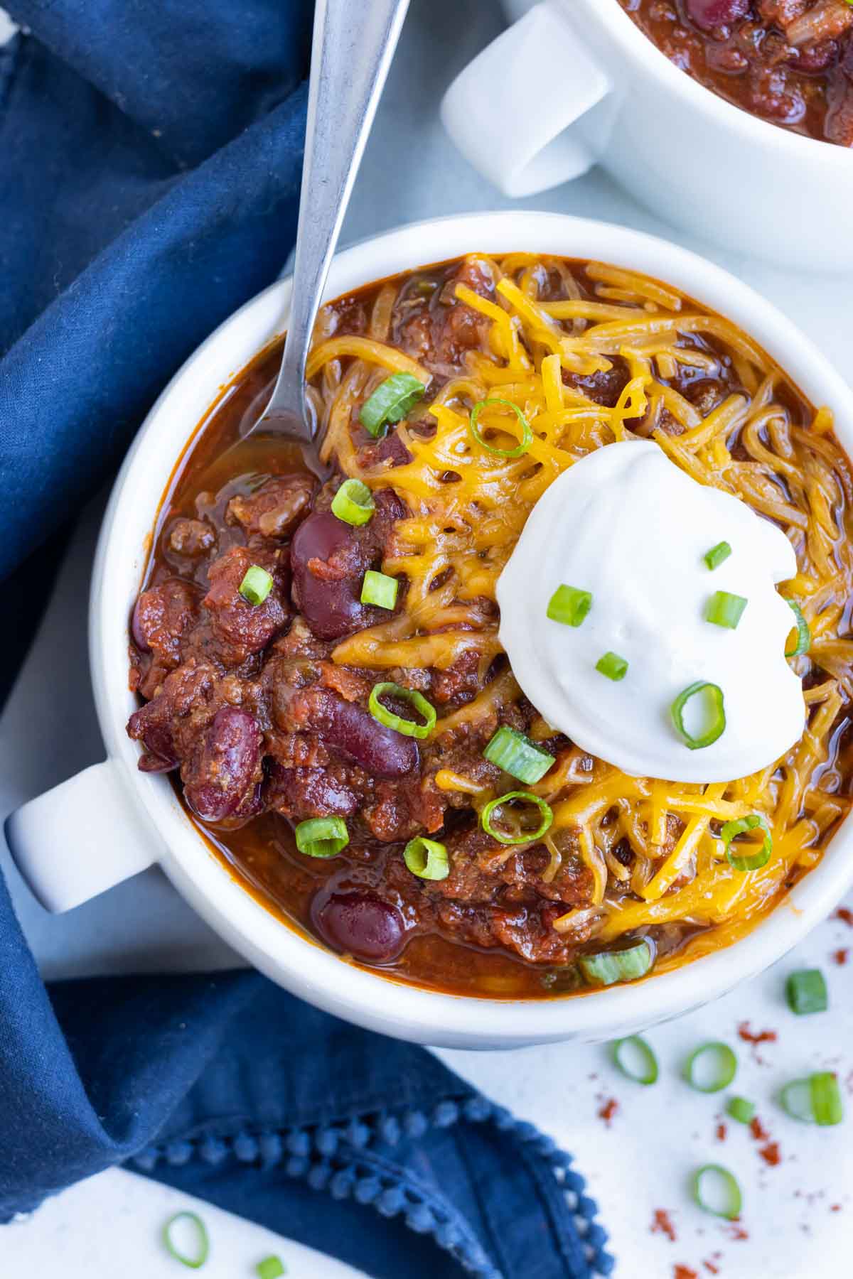 Instant Pot Beef Chili Recipe - Attainable Sustainable®