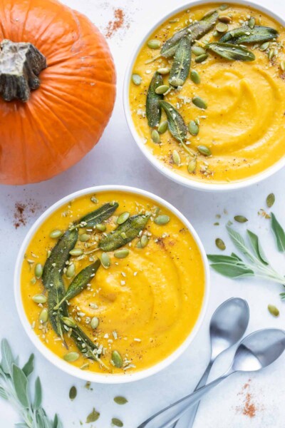Roasted Pumpkin Soup Recipe - Evolving Table