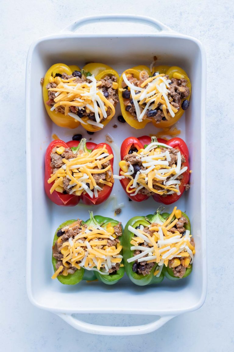 Best Mexican Stuffed Bell Peppers - Evolving Table