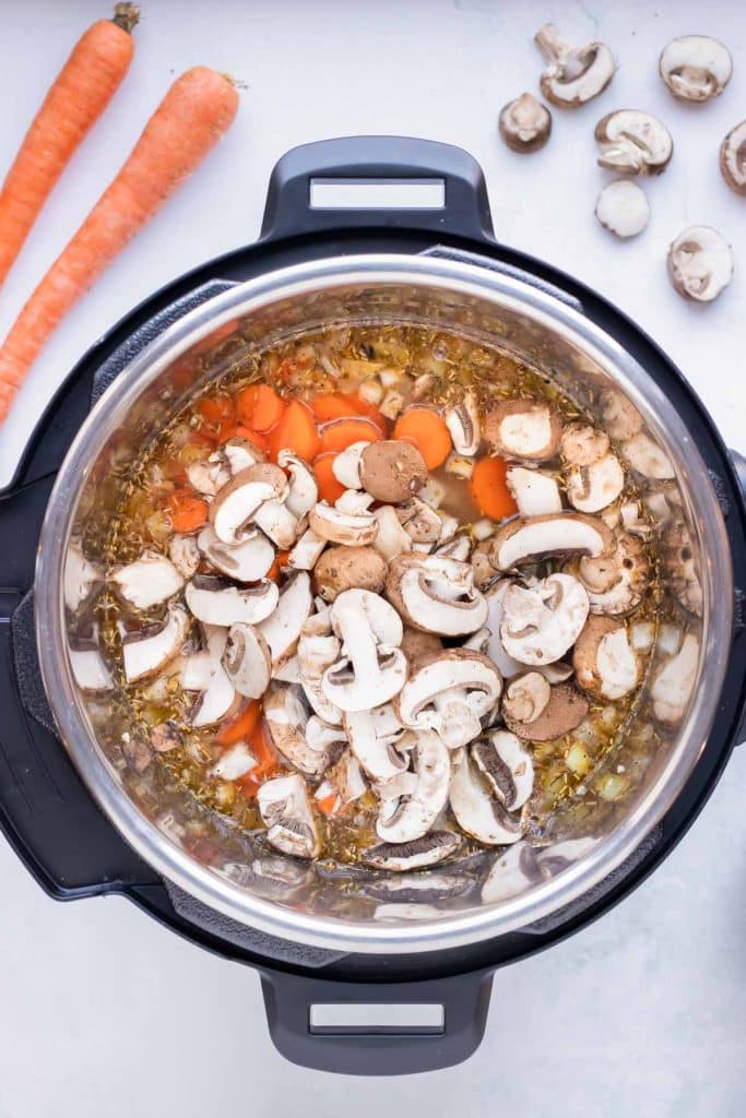 Instant Pot Wild Rice Soup Recipe - Evolving Table