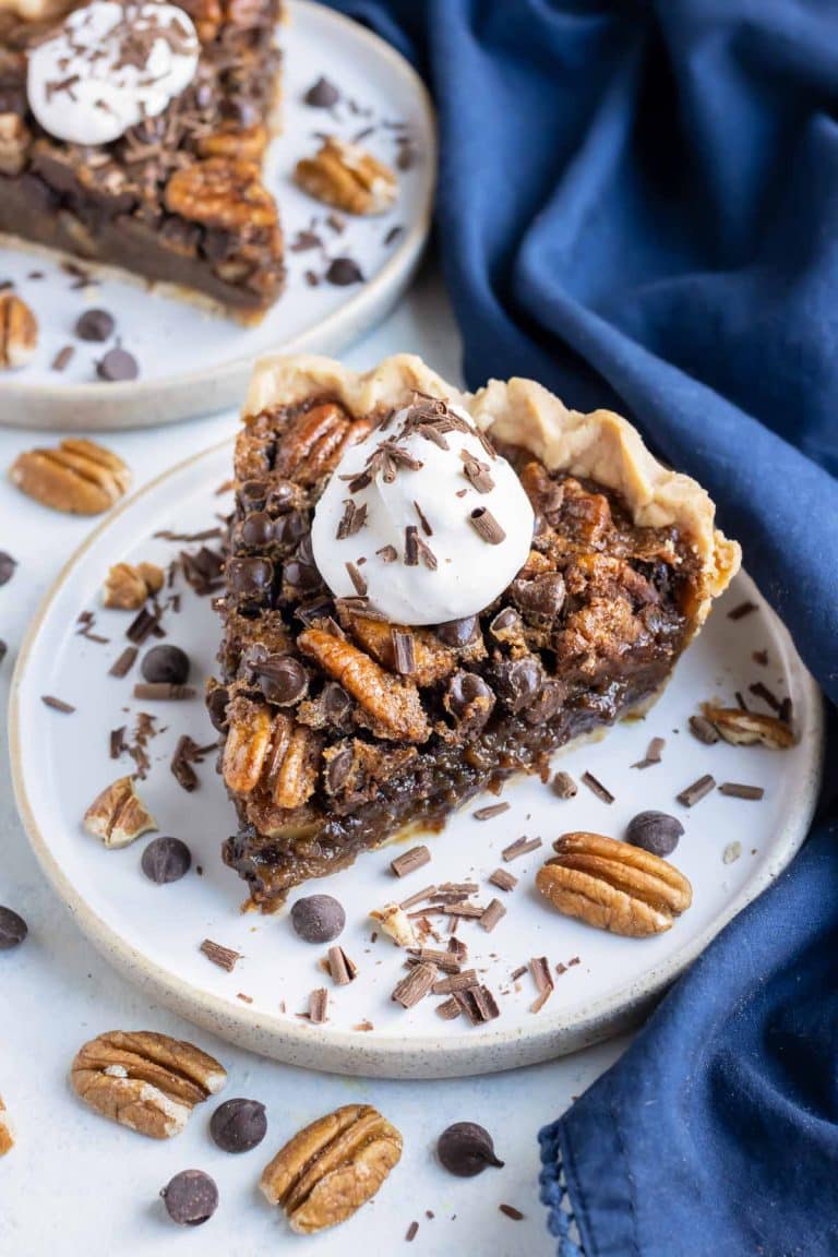 Chocolate Chip Pecan Pie Recipe - Evolving Table