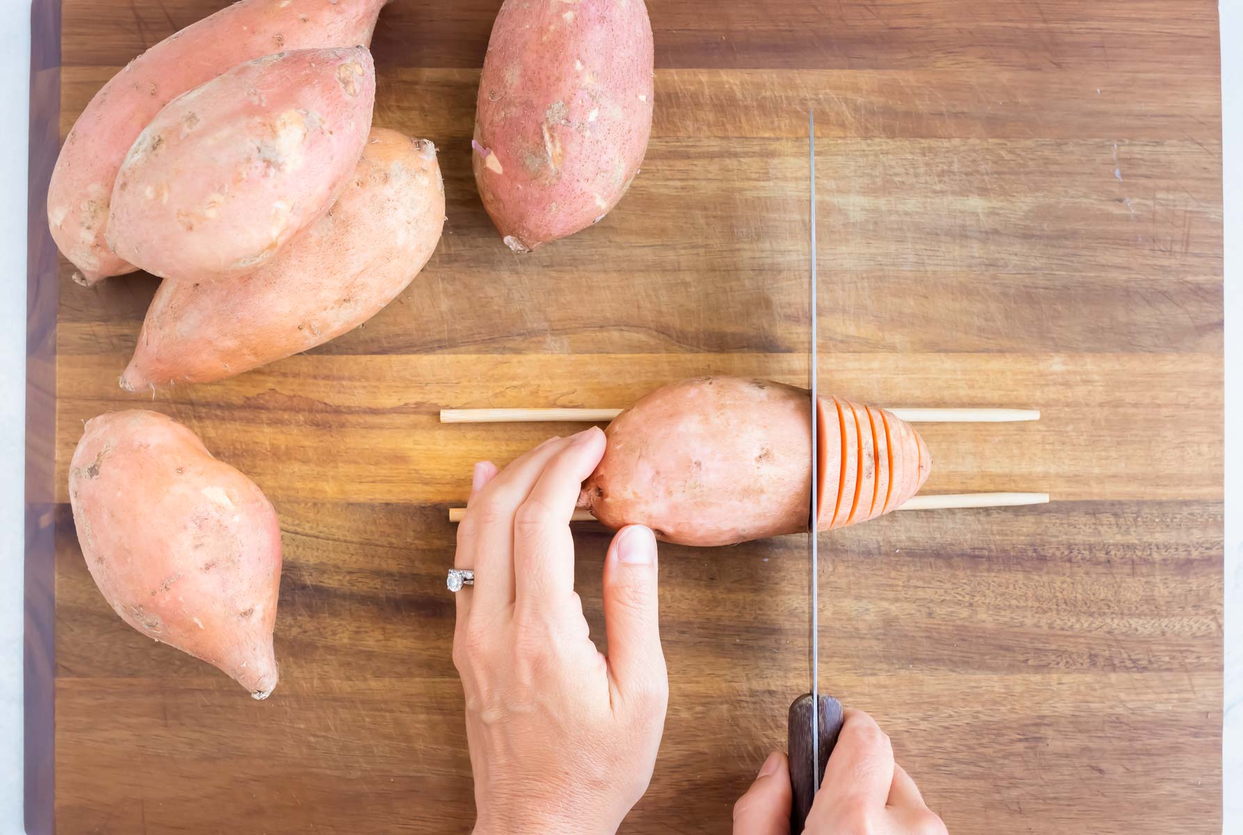 How to Cut Sweet Potatoes - It's a Veg World After All®