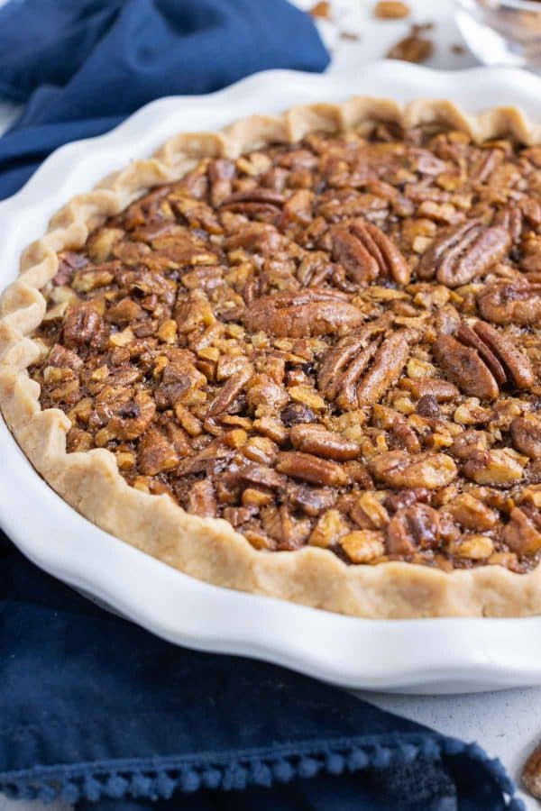 Pecan Pie Without Corn Syrup Evolving Table   Pecan Pie 19 600x900 