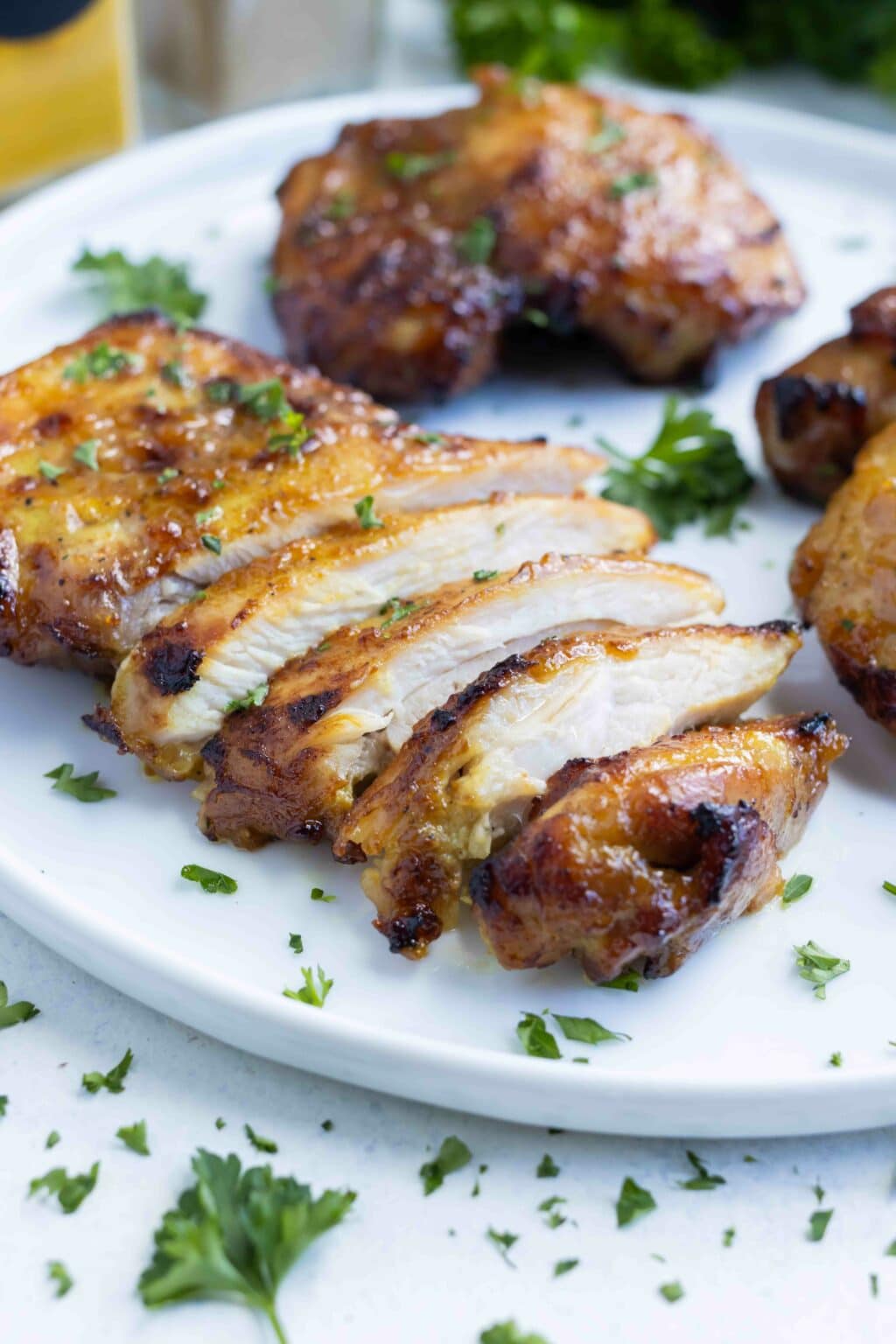 Air Fryer Boneless Chicken Thighs - Evolving Table