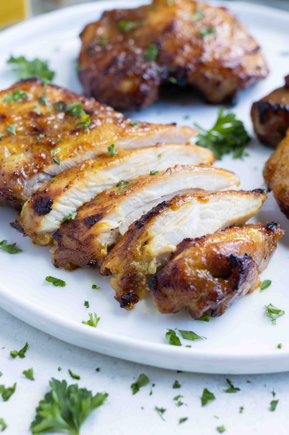 Air Fryer Boneless Chicken Thighs - Evolving Table