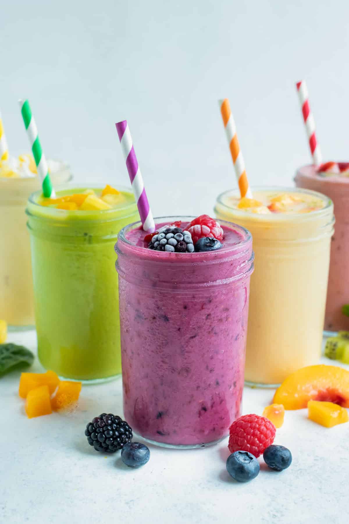 How to Make a Fruit Smoothie + 5 Easy Recipes! - Evolving Table