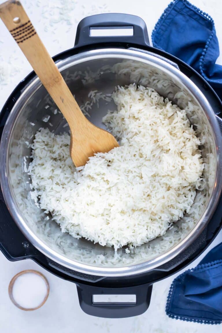 Perfect Instant Pot White Rice - Evolving Table