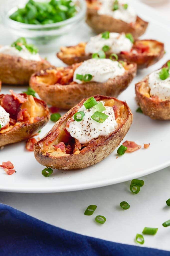 Loaded Potato Skins Recipe - Evolving Table