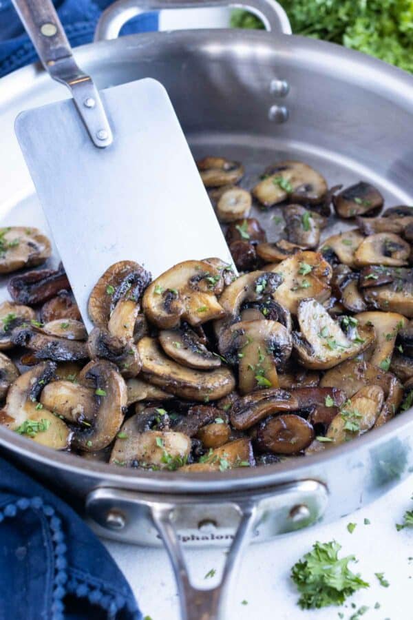 Simple Saut Ed Mushrooms Recipe Evolving Table   Sauteed Mushrooms 11 600x900 