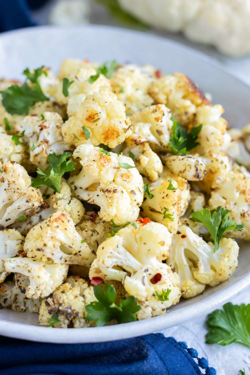 Oven-Roasted Cauliflower (4 Ways!) - Evolving Table