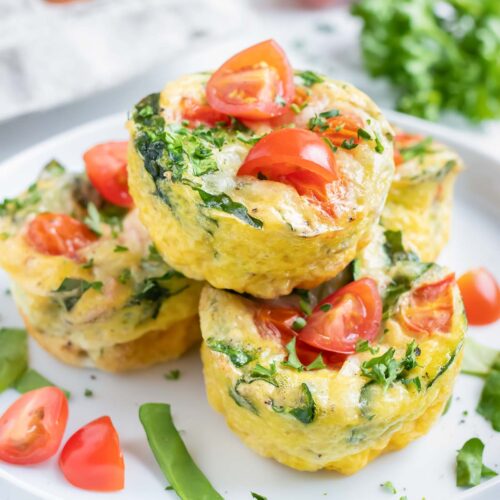 Healthy Spinach Egg Muffins - Evolving Table