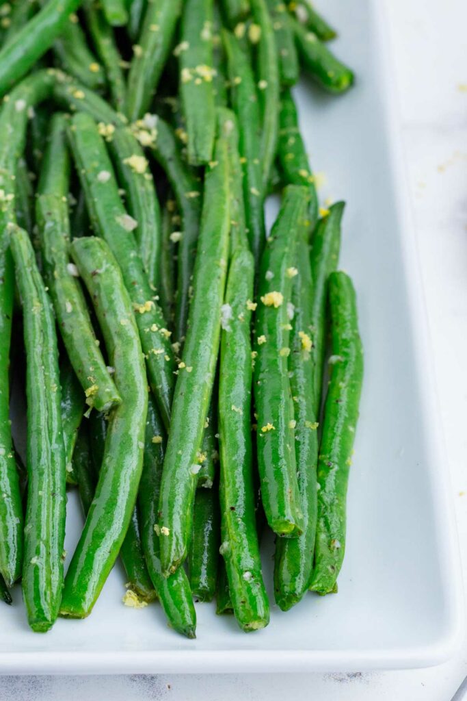 Air Fryer Green Beans - Evolving Table