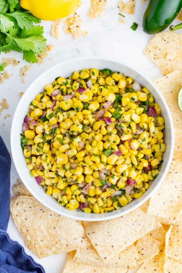 Chipotle Corn Salsa - Evolving Table