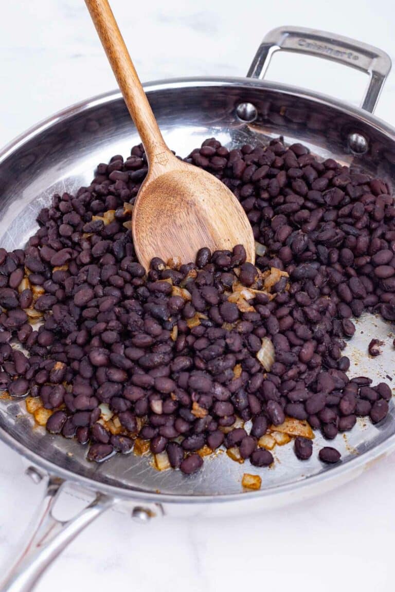 Best Refried Black Beans Recipe - Evolving Table