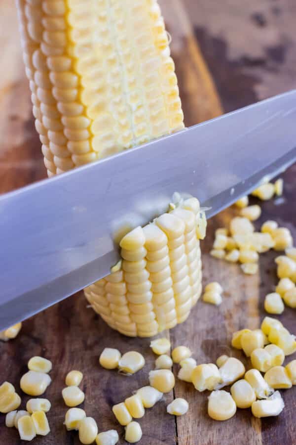 Skillet Mexican Street Corn Salad - Evolving Table