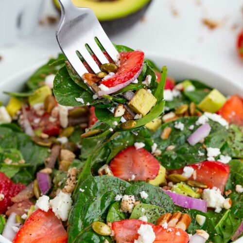 Strawberry Spinach Salad - Evolving Table